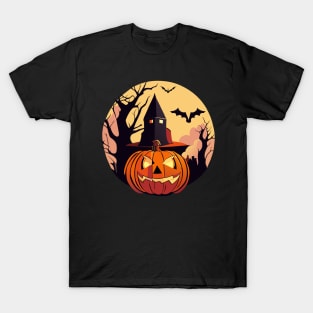 Haunted Halloween Moonlight T-Shirt